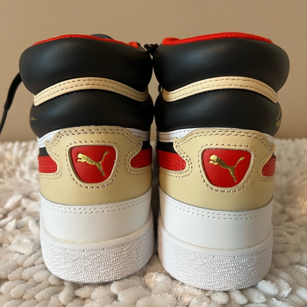 PUMA Ralph Sampson Mid Black High Risk Red - Picture 10 of 13